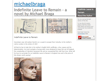 Tablet Screenshot of michaelbraga.com